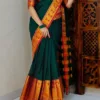 Narayanpet Cotton Sarees - Green