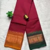 Chettinad Cotton Sarees - Ganga Jamuna - Red