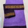 Madisar sarees - Madurai Sungudi Cotton - Running Blouse(Lavender Colour)