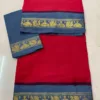 Madisar sarees - Madurai Sungudi Cotton - Running Blouse (Red Colour)