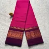 Chettinad Cotton Sarees - Megentha pink with Purple border