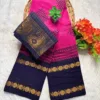 Madurai Sungudi cotton Kolam saree- with Blouse- KRPB - Kolam