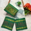 Madurai Sungudi cotton Kolam saree- with Blouse- KRWG - Kolam