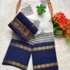 Madurai Sungudi cotton Kolam saree- with Blouse- KRWB - Kolam