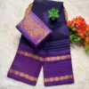 Madurai Sungudi cotton Kolam saree- with Blouse- KRBL - Kolam