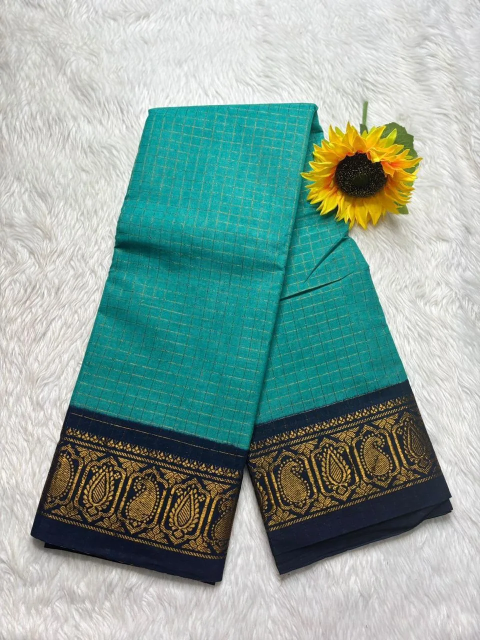Silver green with Blue (Running Blouse)