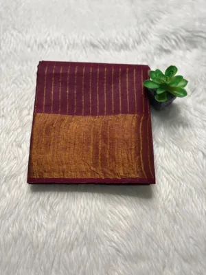 Sungudi Cotton Blouses - Tissue border - Maroon