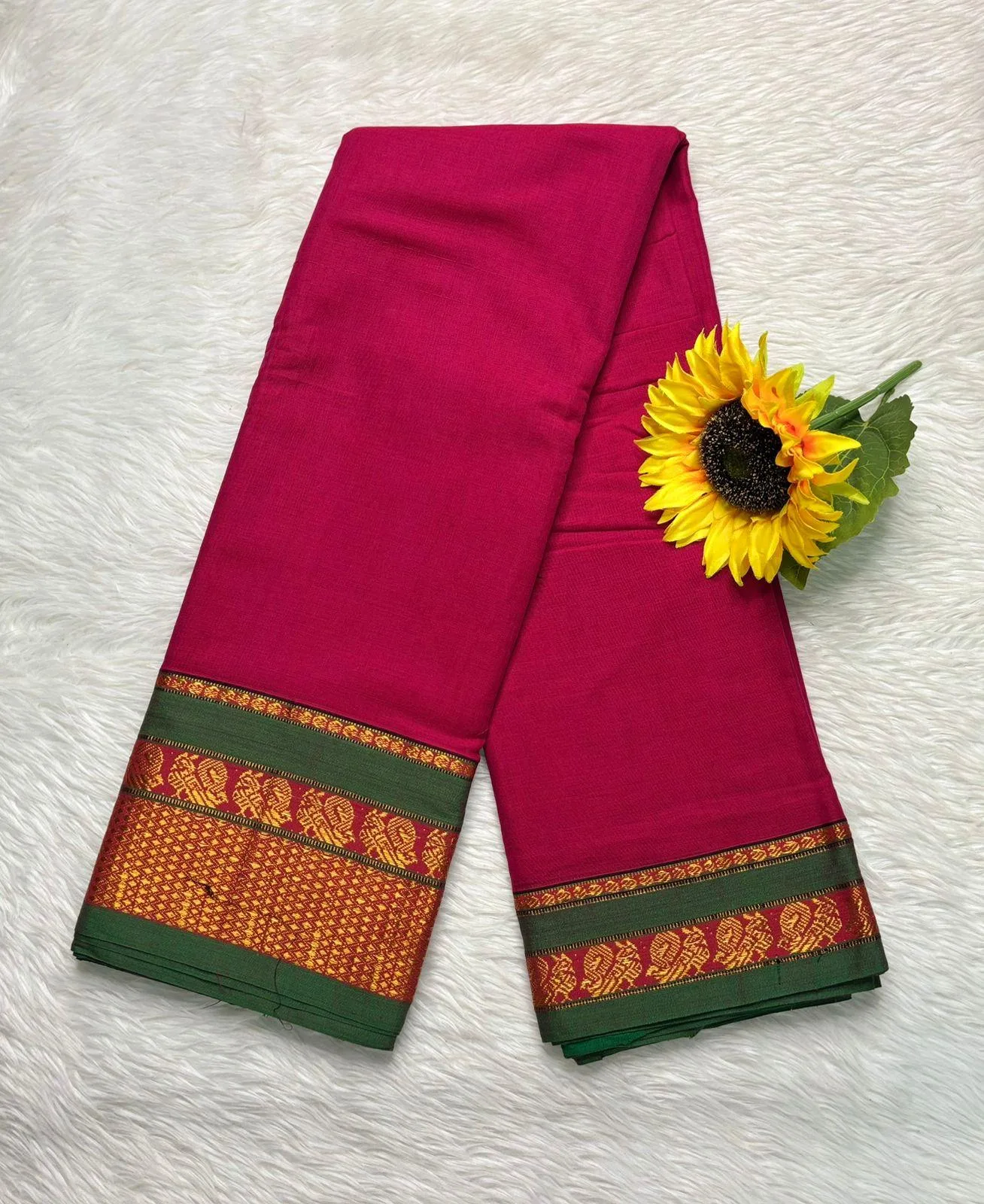 Narayanpet Cotton Sarees - Pink