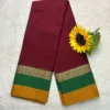 Narayanpet Cotton Sarees - Dark Red