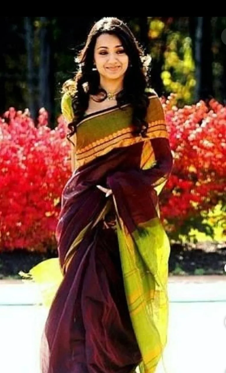 kanchi cotton saree with Running Blouse- Small Border- Maroon Colour-kanchi Cotton-thrisha saree