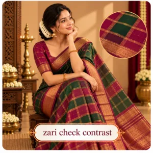 zari check contrast